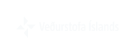 Veðurstofan hvítt logo